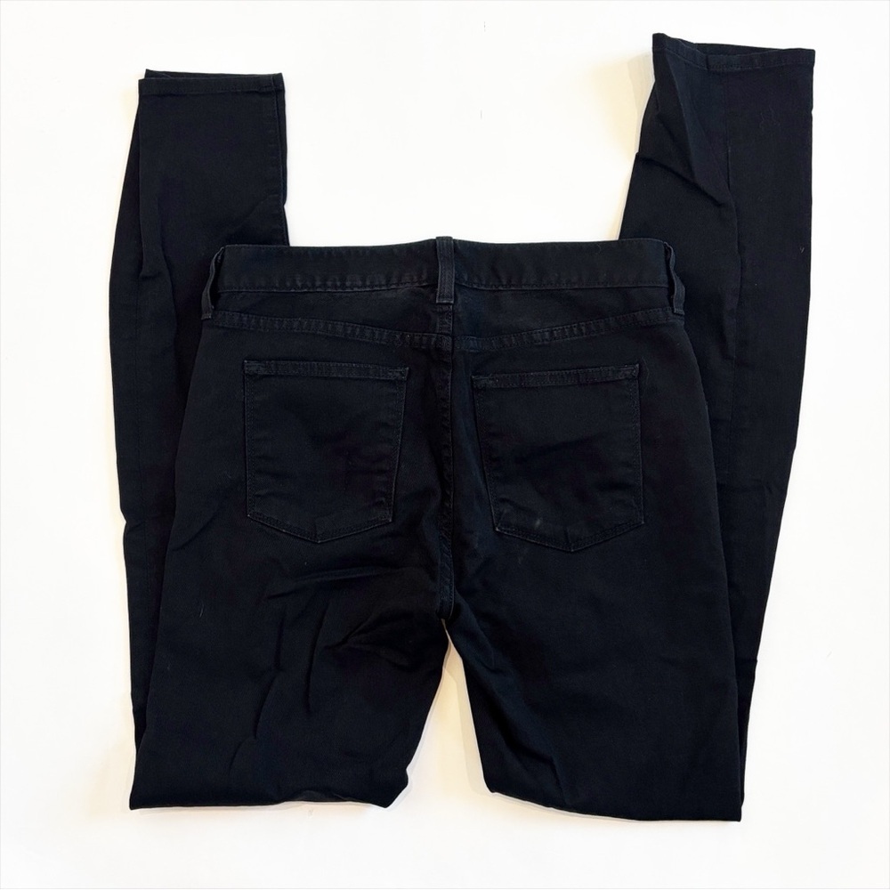 J. Crew Black Skinny Leg Designer Denim Jeans
